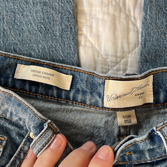Universal Thread “Vintage Straight” ankle jeans, size 6/28 - Picture 2 of 10